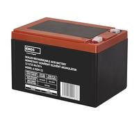 EMOS Batteria al piombo da 12 V 15 Ah, resistente ai cicli di manutenzione, batteria di trazione per e-bike, veicoli elettrici, auto per bambini, carrello da golf, sedia a rotelle, biciclette elettriche, dispositivi di manipolazione, B9656V