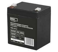 Emos Accumulatore piombo senza manutenzione 12 V, 5 Ah Faston 6,3 mm, 1 pezzo, b9679