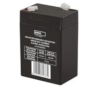 EMOS - Batteria al piombo senza manutenzione - 6 V 4 Ah - Batteria AGM - Attacco Faston 4,7 mm - Per illuminazione di emergenza - 70 x 47 x 101 mm