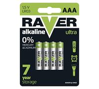 Emos batteria Raver Alkaline LR03 AAA Micro Blister da 4, 4 pezzi, b7911