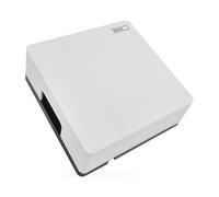 EMOS - Campanello per porta a 2 fili con doppia alimentazione - Campanello per porta classico - Campanello bianco - 1 melodia Ding-Dong, volume 85 dB - Cablato per montaggio a parete - Quadrato