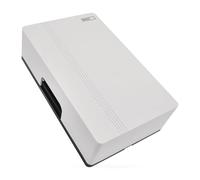 EMOS - Campanello per porta a 2 fili con doppia alimentazione - Campanello per porta classica - Campanello bianco - 1 melodia Ding-Dong, volume 85 dB - Cablato per montaggio a parete - Rettangolare