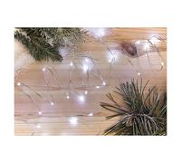 EMOS Catena luminosa Nano bianca fredda, 0,9 metri, funzione timer 6 ore, funzionamento a batteria (2 x AA), durata 10.000 ore, per interni, D3AC06, argento, bianco freddo