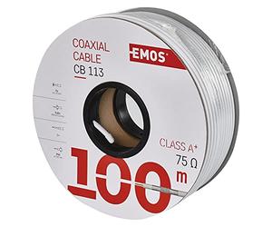 Emos cavo coassiale CB113, 100 m