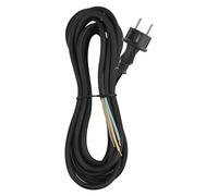 EMOS Cavo di collegamento in gomma, 10 m, cavo di alimentazione, cavo di collegamento per carichi meccanici, cavo di collegamento Schuko, 3 x 1,5 mm2, gomma H07RN-F/neoprene, nero