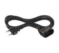 EMOS - Cavo di prolunga da 5 m - con spina europea e presa - 250 V, 2,5 A, 575 W - PVC, 0,75 mm2 - Maggiore protezione da contatto - IP20 per interni - Adatto per lampade, televisori, adattatori