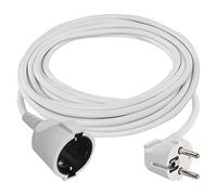 EMOS - Cavo di prolunga IP20 7 m - 1 presa Schuko - 250 V, 16 A, 3680 W - isolamento in PVC di alta qualità - H05VV-F3G 1,5 mm2 - protezione tattile rinforzata - per interni - bianco