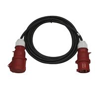 EMOS - Cavo di prolunga IP44 CEE da 10 m - Connettore a 5 poli - impermeabile, resistente alle temperature - 400 V, 32 A, 22000 W - Isolamento in gomma - CGSG 5C x H07RN-F 4 mm2 - per esterni e