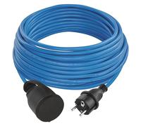 EMOS Cavo di prolunga Schuko resistente al gelo, 20 m, blu, 1,5 mm2, con tappo di protezione, IP44, impermeabile e resistente al gelo, per esterni, industria, cantieri