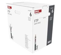 EMOS - Cavo di rete FTP CAT 6, 305 m, PVC 10GBase-T - Cavo patch CAT6 FTP - Filo Cu - Cavo LAN 10 Gbps - Cavo Ethernet schermato - per interni