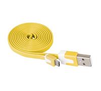 Emos cavo USB 2.0 A/m - Micro B/M 1 m, colore giallo, LM05 - 1021