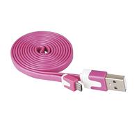 Emos cavo USB 2.0 A/m - Micro B/M 1 m, colore: rosa, LM05 - 1021