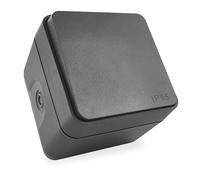 EMOS Ciclone - Interruttore alette/interruttore da parete/ventilatore/apriporta IP55 - interno/esterno/luoghi umidi - grigio/antracite