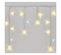 EMOS Connect System, catena di luci di Natale professionale, 3 m, 50 LED, estensione C (senza cavo di collegamento e adattatore), IP44 per interni ed esterni, effetto luce a 2 colori, bianco