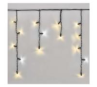 EMOS Connect System, catena di luci di Natale professionale, 3 m, 50 LED, estensione C (senza cavo di collegamento e adattatore), IP44 per interni ed esterni, effetto luce a 2 colori, nero