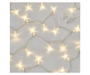 EMOS Connect System - Catena di luci di Natale professionale, 5 m, con 50 LED, cavo di espansione C (senza cavo di collegamento e adattatore), IP44 per interni ed esterni, colore bianco caldo, colore: