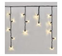 EMOS Connect System - Catena luminosa professionale con 50 LED, 3 m (senza cavo di collegamento e adattatore), IP44 per interni ed esterni, bianco caldo, nero, effetti di luce