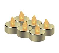 EMOS DCCV13 - Set di 6 candele senza fiamma con effetto tremolante, decorazione per Natale, albero di Natale, tutti i santi, IP20 interni, batteria bianca calda