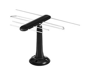 EMOS DVB-T2 J0685 Antenna TV digitale universale per interni ed esterni con filtro 5G e amplificatore per HDTV/ricevitore con qualità del segnale Full HD, 0-80 km di trasmettitore