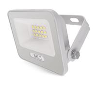 EMOS - Faretto LED in alluminio GLARO 10 W - IP65 impermeabile per ambienti umidi ed esterni - super luminoso 1.000 lm, bianco neutro 4.000 K, durata 20.000 h - Cavo di collegamento in gomma da 20 cm