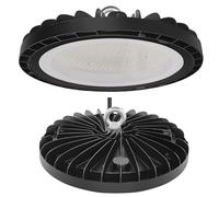 EMOS Faretto LED per interni CORUS 166 W, IP65, impermeabile, con angolo di diffusione di 110°, 20.000 lm, UFO illuminazione per interni/High Bay bianco neutro 4000 K, 50.000 pezzi, cavo da 30 cm
