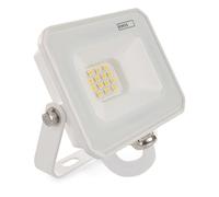 EMOS Faretto LED SIMPO 10 W, IP65, impermeabile, per ambienti umidi o esterni, super luminoso, 1000 lm, bianco neutro 4000 K, durata 15.000 ore, con cavo di collegamento da 15 cm, bianco