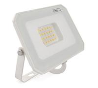 EMOS Faretto LED SIMPO 20 W, IP65, impermeabile, per ambienti umidi o esterni, super luminoso, 2000 lm, bianco neutro 4000 K, durata 15.000 ore, con cavo di collegamento da 15 cm, bianco