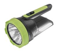 EMOS - Faro a LED ricaricabile - 210 lm, 240 m - 2 sorgenti luminose separate e 4 modalità di illuminazione - Impugnatura ergonomica - 1 batteria da 800 mAh/3,7 V con cavo di ricarica USB-A/C - per