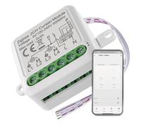 EMOS GoSmart - Interruttore per tapparelle Smart Home con app - ZigBee - per doppio interruttore - Interruttore a relè da incasso per controllo tapparelle, controllo vocale delle persiane, compatibile