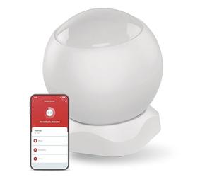 EMOS GoSmart Sensore di movimento a infrarossi con app, sensore di movimento Zigbee per automazione domestica, luce o allarme, angolo di rilevamento 90°, distanza di rilevamento 8 m, IP20 per interni,