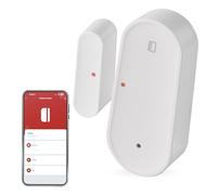 EMOS GoSmart - Sensore per porta ZigBee con app, sensore magnetico per finestra Zigbee IP-2111Z, per automazione domestica o allarme, IP20 per interni, con nastro adesivo, bianco