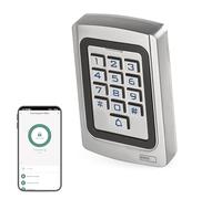 EMOS Gosmart - Tastiera di controllo dell'accesso con lettore RFID integrato e app, serratura con codice Smart Home per porte e cancelli, tastiera impermeabile per schede RFID/chip RFID, controllo