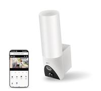 EMOS GoSmart - Telecamera di sorveglianza Smart Home Outdoor con luce - 3 MP rotante Wi-Fi IP telecamera con app - visione notturna e sirena - compatibile con Google Assistant e Alexa - impermeabile -