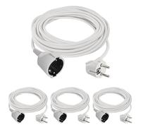 EMOS - IP20 Cavo di prolunga 10 m - 1 presa Schuko - 250 V, 16 A, 3680 W - isolamento in PVC di alta qualità - H05VV-F3G 1,5 mm2 - protezione tattile rinforzata - per interni - bianco