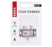 Emos j0198 connettore del segnale e antenna satellitare TV/SAT