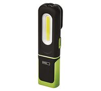 EMOS - Lampada da lavoro a LED ricaricabile - Base magnetica, gancio, regolabile - resistente agli urti, impermeabile - 300 lm, max. 45 m - 3 modalità di illuminazione - 7 ore - Cavo USB - IP43 per