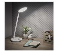 EMOS Lampada da scrivania a LED CHARLES, lampada da tavolo con 80 LED, potenza 7,6 W, luminosità 550 lm, pieghevole e inclinabile, temperatura di colore regolabile, dimmerazione graduale, cavo da 1,3