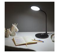 EMOS Lampada da tavolo a LED dimmerabile RUBY 7 W con supporto da parete e memoria, luminosità max. 500 lm, colore della luce regolabile 3000/4000/6000 K, braccio flessibile e cavo di alimentazione da