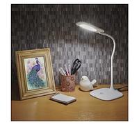 EMOS Lampada da tavolo a LED dimmerabile STELLA 6,5 W, luminosità max. 400 lm, colore luce 4000 K, braccio flessibile, cavo di alimentazione da 1,7 m con adattatore europeo, CRI>80, durata della luce