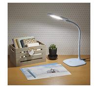 EMOS Lampada da tavolo LED dimmerabile STELLA 6,5 W, luminosità max. 400 lm, colore della luce 4000 K, braccio flessibile, cavo di alimentazione da 1,7 m con adattatore europeo, CRI>80, durata della