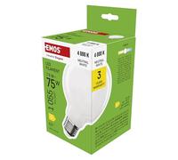 EMOS Lampadina LED Edison G95, 7,8 W di ricambio per lampadina da 75 W, lampadina a incandescenza a forma di globo con attacco E27 e luminosità 1055 lm, bianco neutro 4000 K, durata 25.000 ore, CRI >