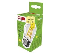 EMOS Lampadina LED Edison MiniGlobe, 5,9 W, ricambio per lampadina da 60 W, lampadina rotonda vintage con attacco E27 e luminosità 806 lm, luce bianca calda 2700 K, durata 25000 h, CRI > 80, angolo di