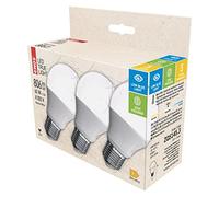 EMOS Lampadina LED TRUE LIGHT A60 7,2 W, ricambio per lampadina da 60 W, attacco E27, luminosità 806 lm, bianco neutro 4000 K, durata 30000 ore, CRI min. 94, angolo di diffusione di 180°, 3 pezzi