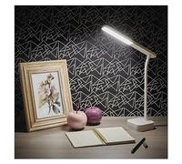 EMOS LUCY, lampada da scrivania a LED, ricaricabile tramite USB, durata 96 ore, potenza 2 W, luminosità 100 lm, senza fili, flessibile, regolazione continua, cavo di ricarica USB da 1 m, bianco