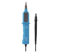 EMOS M0003B - Tester di tensione CAT III, AC/DC, tester di tensione analogico, 6 V-400 V, con indicatore di polarità, colore: Blu
