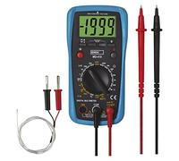 EMOS Multimetro digitale CATIII 300 V con punte di misurazione, tester di tensione AC/DC 2000 conti, misuratore di corrente AC/DC e tester di batteria, funzione memoria, controlla continuità,