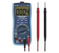 EMOS Multimetro digitale CATIII 600 V, True RMS Auto-Range, misuratore di corrente 6000 conti con punte di misurazione, riduzione e sonda, funzione memoria, batteria inclusa, blu, M0430