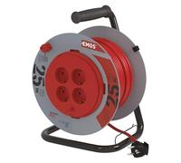 Emos P VC avvolgicavo con 4 prese a spina 25 m con nucleo fisso, 1 pezzo, p19427