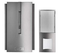 EMOS P5760 - Campanello senza fili con ripetitore e uscita USB, volume a 5 livelli fino a 85 dB/indicatore LED, 16 melodi/funzione di memoria