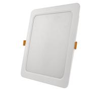 EMOS Pannello LED 24 W, quadrato 2400 lm, lampada da soffitto 22 x 22 cm, bianco neutro 4000 K, con driver LED, extra piatto, profondità di montaggio 2,6 cm, bianco